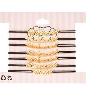 Bride/bridesmaid bracelets